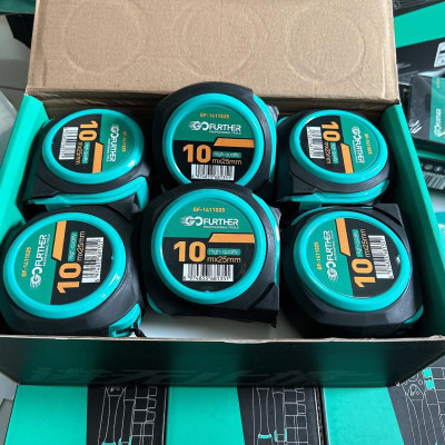 [Hộp 12 Cái] Thước Cuộn GF 5M, 7,5M, 10M – Thước Rút Thép Cao Cấp Chống Gỉ, Rõ Số, Chống Va Đập