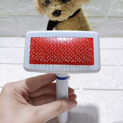 Lược Chải Lông Xù Cho Chó Mèo Nhỏ Màu Trắng