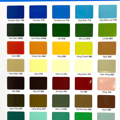 Sơn dầu Bạch Tuyết màu vàng cam 544 3kg