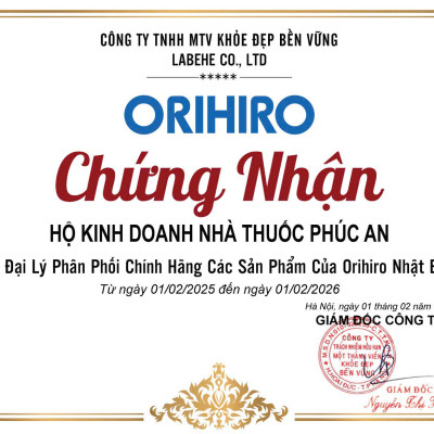Viên uống dầu gan cá Squalene Orihiro Nhật Bản 390 viên hỗ trợ xương khớp, tim mạch