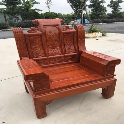 Bộ Bàn Ghế Âu Á Gỗ Hương Đá