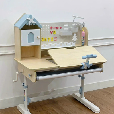 Bàn học sinh thông minh đa năng, nâng hạ tay quay, điều chỉnh góc nghiêng, chống lóa Tundo CTF09 ngang 100cm