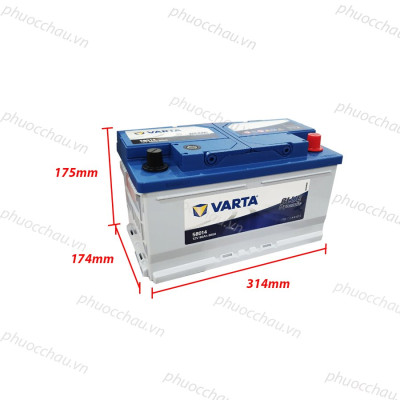 Bình Ắc Quy 12V-80AH, Ắc Quy VARTA DIN 58014