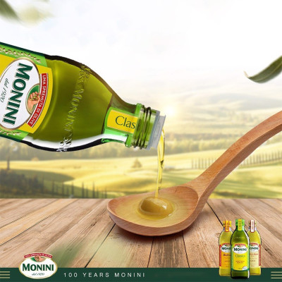 Dầu Oliu Extra Virgin Monini 250ml - Nhập Khẩu Ý | Monini Classico Extra Virgin Olive Oil 250ml