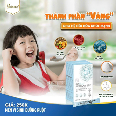 Men Vi Sinh JEIL PROBIOTICS PLUS. Men tiêu hóa chứa đến 20 tỷ lợi khuẩn tốt cho đường ruột