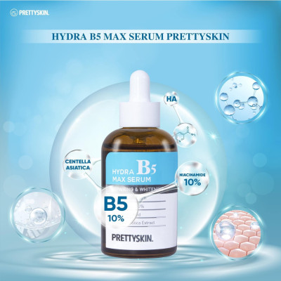 Serum B5 Multi Hydra Max Prettyskin giúp phục hồi dưỡng trắng dành cho da dầu mụn, da khô 50ml
