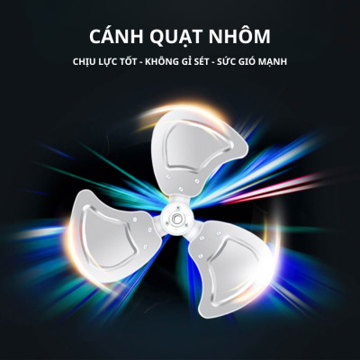 Quạt Sàn Công Nghiệp SOWUN SW820 Sải Cánh Nhôm 30cm, Công Suất 55W Diện Tích Làm Mát Rộng