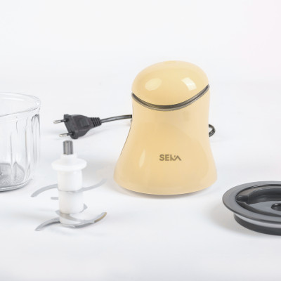 Máy xay cầm tay 6 lưỡi SEKA SK 1396 xay thịt, rau củ, xay tỏi ớt, Máy xay đồ ăn dặm cho bé + Tặng kèm dụng cụ rửa máy - Hàng chính hãng