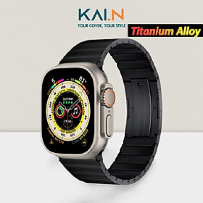 Dây Đeo Thay Thế Titanium Dành Cho Apple Watch Ultra / Apple Watch Series 1-8/SE/SE 2022, Kai.N Ultra Titanium Metal - Hàng Chính Hãng