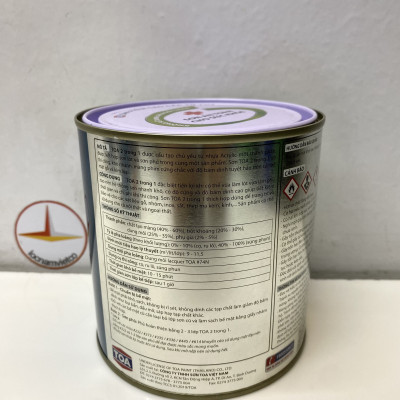 Sơn sắt mạ kẽm Toa 2 trong 1 màu xanh ngọc 618 _ 800G