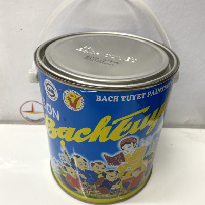 Sơn dầu Bạch Tuyết màu đỏ 344 2.8kg