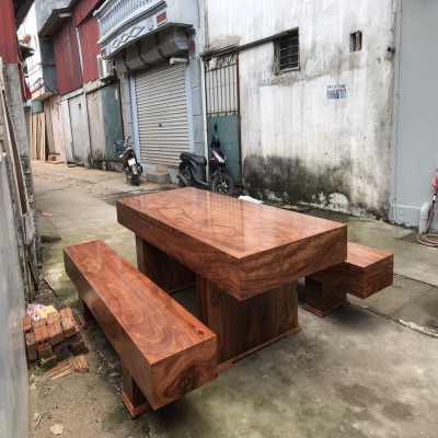 Bàn Ghế K3 Gỗ Hương Xám