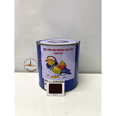 Sơn dầu cao cấp TOA Con Vịt màu nâu MD 512 _ 800 ml