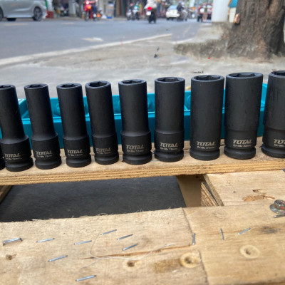 BỘ 10 ĐẦU TUÝP DEEP IMPACT DR 1/2 INCH TOTAL THKISD12102L - HÀNG CHÍNH HÃNG