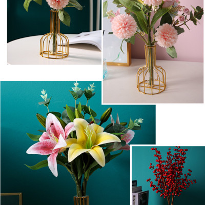 Lọ hoa trang trí decor bàn ăn, đàn piano, nhà bếp, phòng khách (ko kèm hoa) - Hàng chính hãng