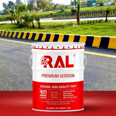 Sơn bó vỉa phản quang Alkyd nhanh khô RAL RASIDE RAPID  REFLECTIVE - 5KG