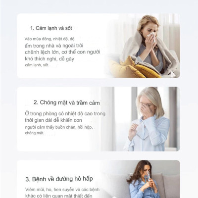 Nhiệt ẩm kế Duka TH1, máy đo nhiệt độ, độ ẩm phòng màn hình lớn 3,67", hiển thị trạng thái nhiệt độ, độ ẩm phòng nhanh chóng chính xác, cài đặt ngày giờ