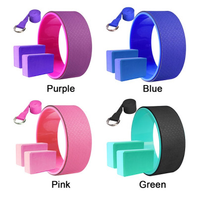 Combo Vòng yoga 33cm +2 gối yoga+1 Dây tập 1,83m Tiện Dụng (Bản Tiêu Chuẩn)