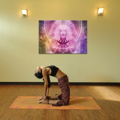 Tranh đẹp về Yoga – Thiền | Tranh trang trí phòng tập yoga W1956