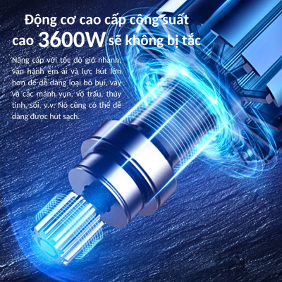 Máy hút bụi cầm tay SOKANY SK-13004, hút bụi gia đình công suất CAO 3600W, lực hút mạnh 30000PA hút sạch mọi bụi bẩn - HÀNG CHÍNH HÃNG
