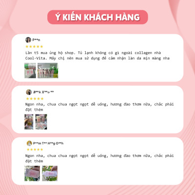 Combo 2 Hộp Nước Uống Collagen Peptide 3000mg Coolvita Hỗ Trợ Trẻ Hóa Sáng Da, Hỗ Trợ Dưỡng Tóc và Móng Kết Hợp Vitamin B3 (45ml× 7 túi)/hộp