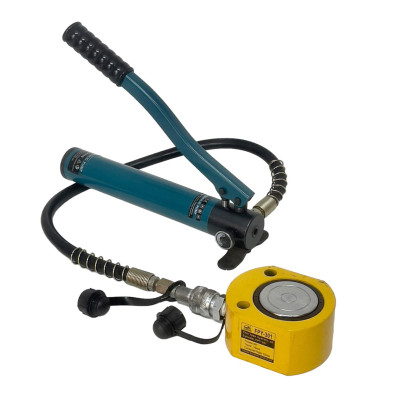 Bộ kích lùn thủy lực 30 tấn hành trình 14mm FPY-301 và bơm tay CP-180