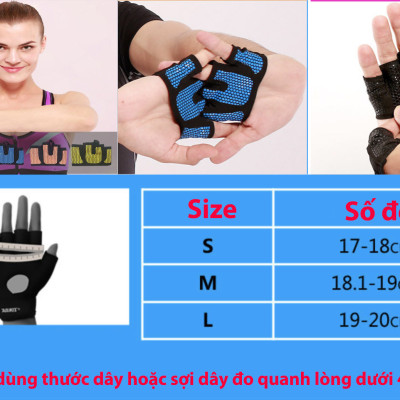 Găng Tay Tập GYM 4 Ngón Nửa Bàn Aolikes (1 Đôi)