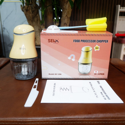 Máy xay cầm tay 6 lưỡi SEKA SK 1396 xay thịt, rau củ, xay tỏi ớt, Máy xay đồ ăn dặm cho bé + Tặng kèm dụng cụ rửa máy - Hàng chính hãng