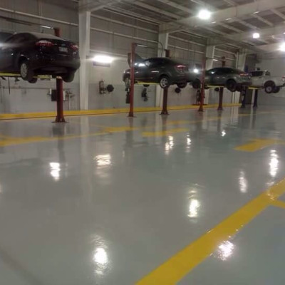 Sơn sàn bê tông Donasa /Floor coating Paint màu xanh da trời DEF 8542 3L