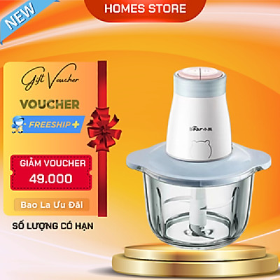 Máy Xay Thịt Bear QSJ-B02Q1 2L Xay Cực Êm - Hàng Chính Hãng