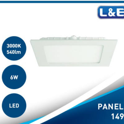 ĐÈN LED ÂM TRẦN VUÔNG LUMAX#RSPL105/W-6LED/XMXD