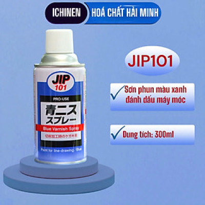 Sơn phun màu xanh đánh dấu máy móc thiết bị JIP101