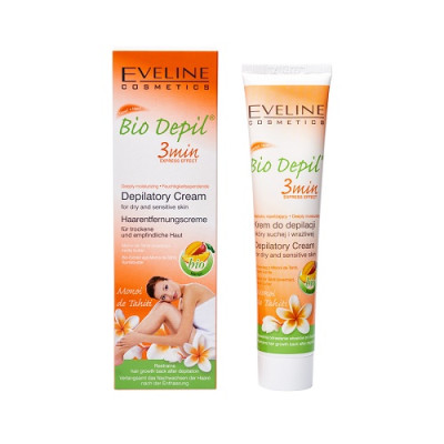 [Deal hè 69k] Kem tẩy lông hữu cơ các vùng hương Xoài Bio Depil Eveline 125ml