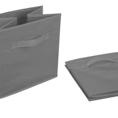 Túi vải đựng đồ gấp gọn TD4 chất liệu vải dệt cao cấp, Thùng vải đa năng không nắp Thụy Điển kích thước 28x28x28cm  chính hãng D Danido