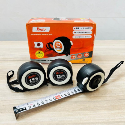 Thước cuộn Kirito 5m và 7.5m cao cấp chính hãng đủ kích thước