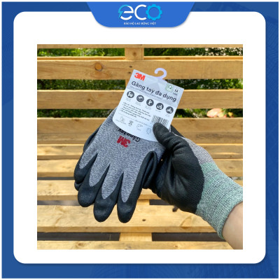 Găng tay đa dụng 3M. Bao tay bảo hộ lao động an toàn khi làm việc, lao động thao tác chuẩn xác