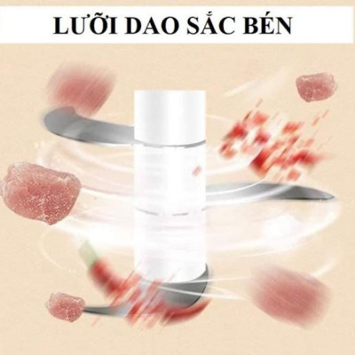 Máy Xay Mini Cầm Tay Đa Năng_ Dung Tích 250ml,Sạc Pin Cao Cấp Xay Tỏi Ớt, Hành, Rau Củ Quả Tiện Dụng MORADO- HÀNG CHÍNH HÃNG