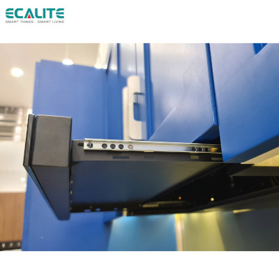 Máy Hút Mùi Âm Tủ H-Series Ecalite EH-AT60LCD - Kính Đen -  Điều Khiển Cảm Ứng 3 Tốc Độ - Màn Hình LCD Hiện Đại - Hàng Chính Hãng 