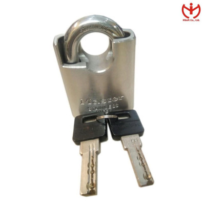 Ổ khóa chống cắt Master Lock 550 D thân inox SUS 304 rộng 50mm