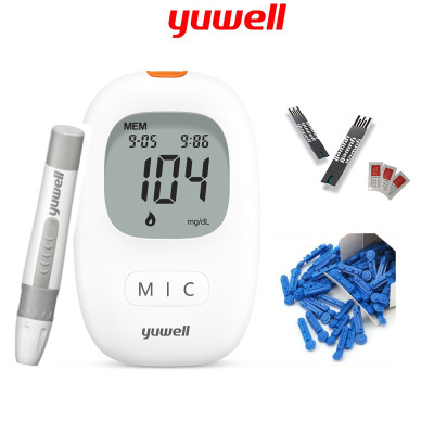 Máy đo đường huyết điện tử YUWELL Accusure 710 tặng kèm theo 10 kim lấy máu +10 que thử đường huyết - bảo hành trọn đời