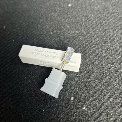 Đầu Mài Móng Titan Siêu Phá T11-XXC Cao Cấp Chuyên Dụng Phá Gel Phá Bột Làm Nail, Đầu Mài Hình Trụ 3/32" Vonfram Siêu Bền Bén, Mài Êm 2 Chiều