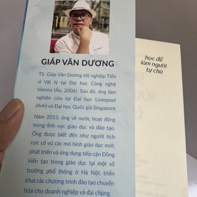 HỌC ĐỂ LÀM NGƯỜI TỰ CHỦ - Giáp Văn Dương - Nhã Nam - Nhà xuất bản Công Thương.