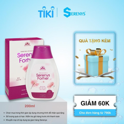 FEMININE WASH SERENYS FORHER 200ML 