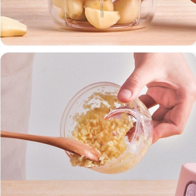 Máy Xay Đa Năng Cầm Tay Mini Sạc Điện Có Cổng Sạc Usb, Nhỏ Gọn Tiện Ích Dễ Sử Dụng Xay Hành Tỏi Rau Củ Quả Thể Tích 250ML- Hàng Chính Hãng MINIIN