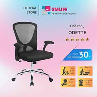 Ghế xoay nhân viên bọc lưới SMLIFE Odette