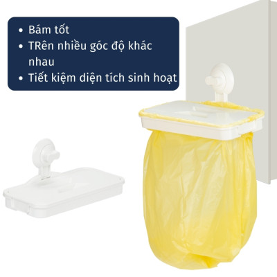 Kệ Treo Túi Rác Hiro, Kệ Treo Đa Năng Thích Hợp Nhiều Không Gian Nhựa Cao Cấp Inochi Chắc Chắn Sang Trọng Gọn Gàng