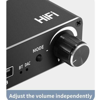 SOAIY Bộ Chuyển Đổi Âm Thanh DAC HIFI Bluetooth D18 (Hỗ Trợ Cổng Optical) - Hàng Nhập Khẩu