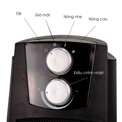 Quạt sưởi ceramic hai chiều TS927- Hàng chính hãng