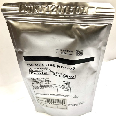 Bột từ Type 28: Dùng cho máy photocopy Ricoh 1900/ 2000/ 2001/ 2501/ 2851/ 2852/ 3351/ 3352. 3353 161/ 171/  201SP /  301SP / MP2001/ 2501/  MP 2014/ MP 2700 / MP 2701/ MP 2702 ( HA - Hàng nhập khẩu )