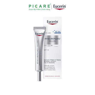 Kem Ngăn Ngừa Lão Hóa Da Vùng Mắt Eucerin Hyaluron - Filler Eye (15ml)
